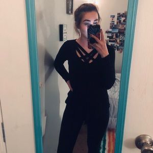 crisscross american eagle top